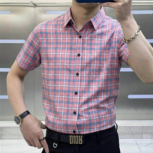 Gridline Luxe Stitchless Shirt