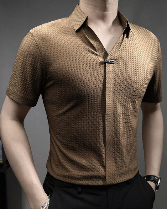 Elite TexturaPlacket Polo