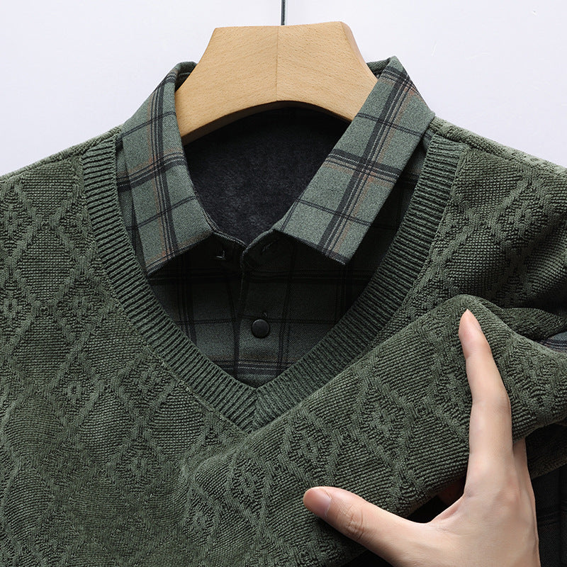 Vintage Lattice Knit Ensemble