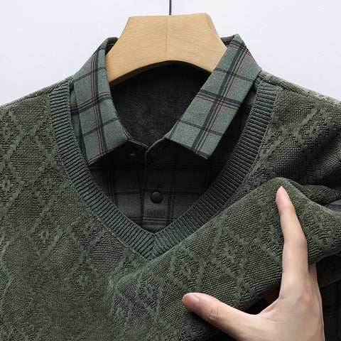 Vintage Lattice Knit Ensemble