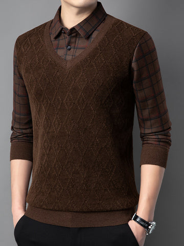 Vintage Lattice Knit Ensemble