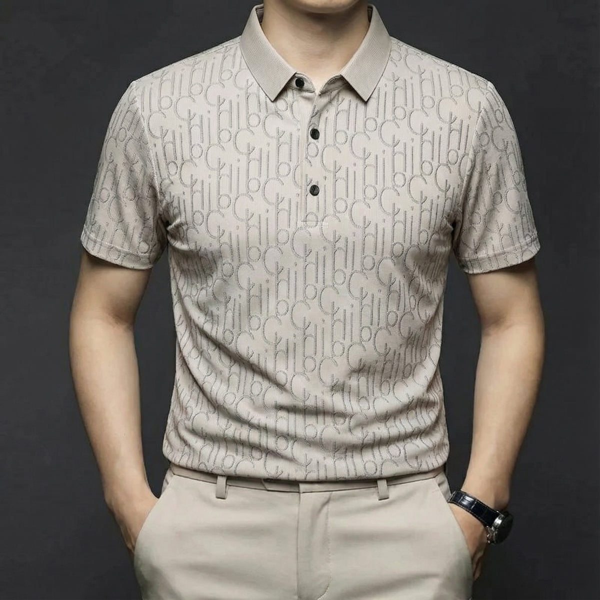 Celestique Cipher Polo T-Shirt