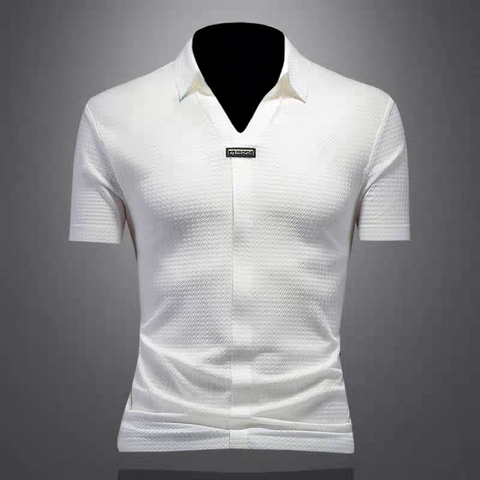 Elite TexturaPlacket Polo