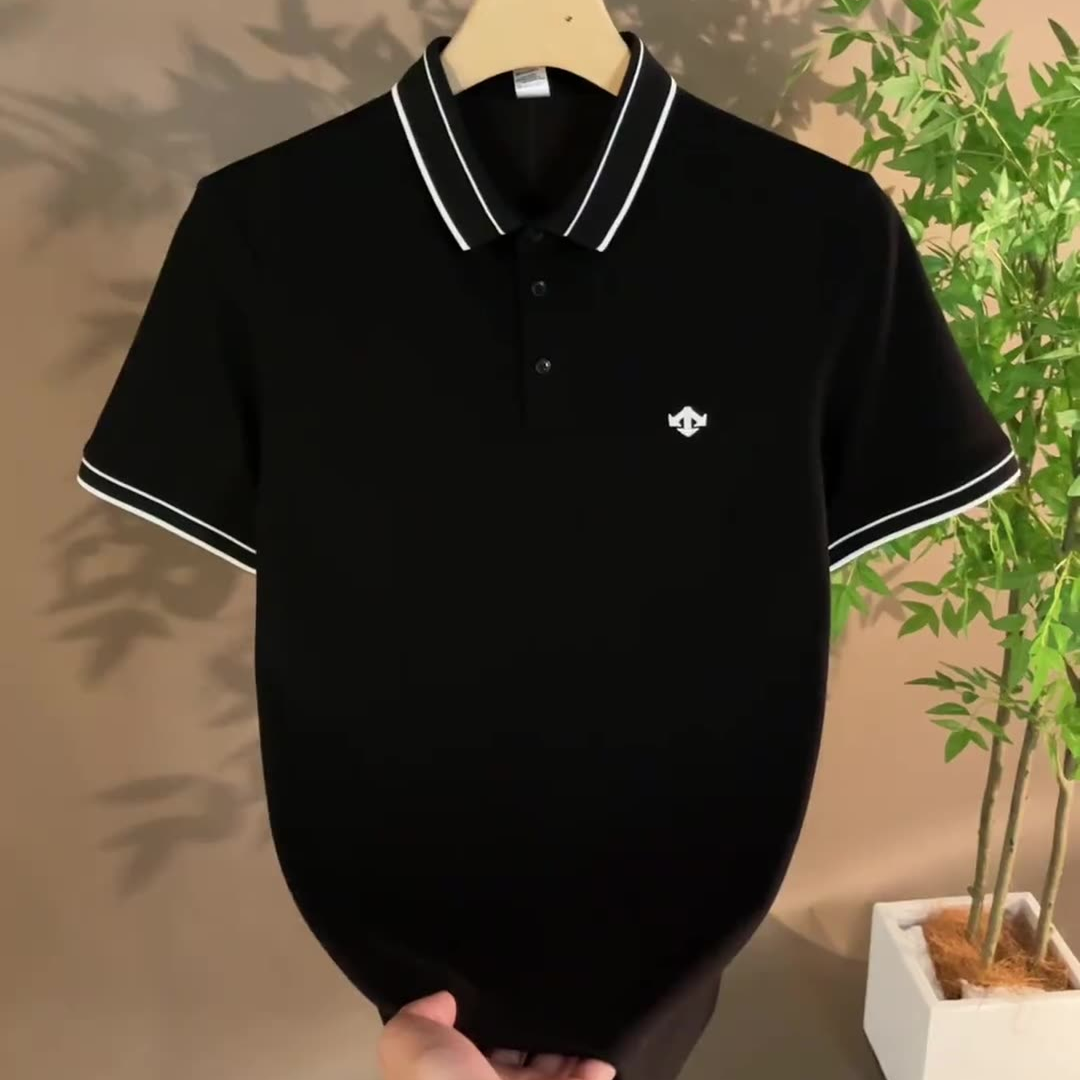 LegacyMark Crest Collar Polo T-Shirt