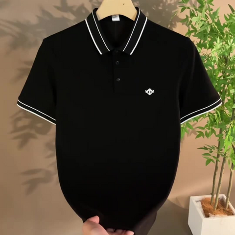 LegacyMark Crest Collar Polo T-Shirt