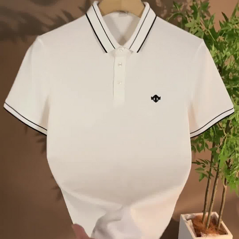 LegacyMark Crest Collar Polo T-Shirt