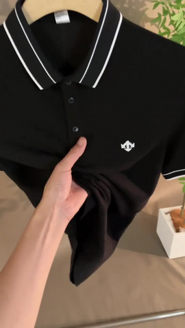 LegacyMark Crest Collar Polo T-Shirt