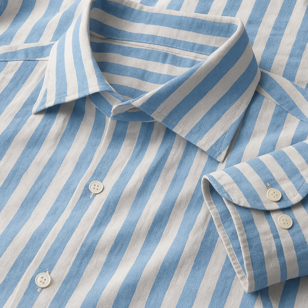 Monarch Stripe Linen Shirt