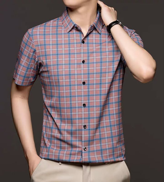 Gridline Luxe Stitchless Shirt