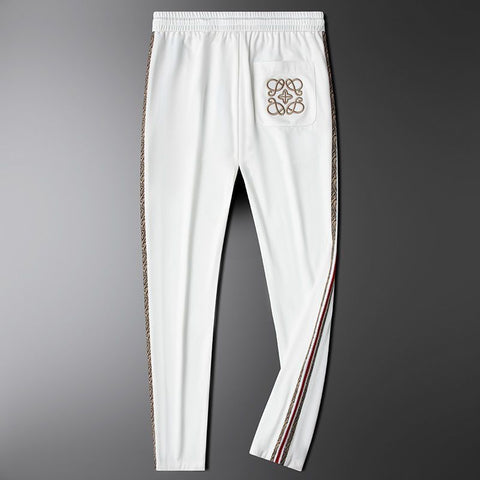 Heritage Monogram Side-Trim Trousers