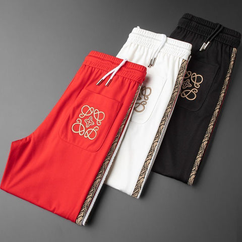 Heritage Monogram Side-Trim Trousers