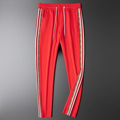 Heritage Monogram Side-Trim Trousers