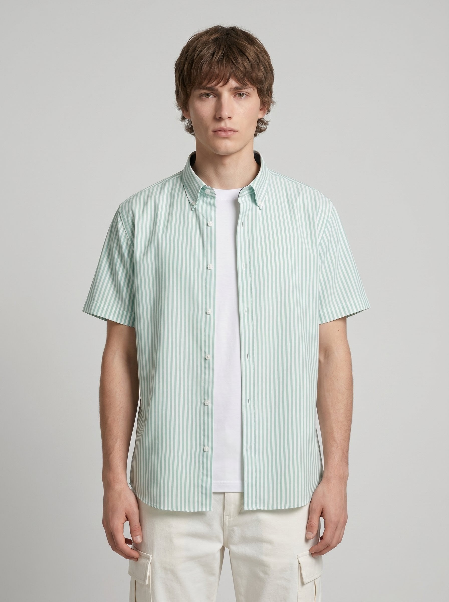 Regent Stride Striped Cotton Shirt
