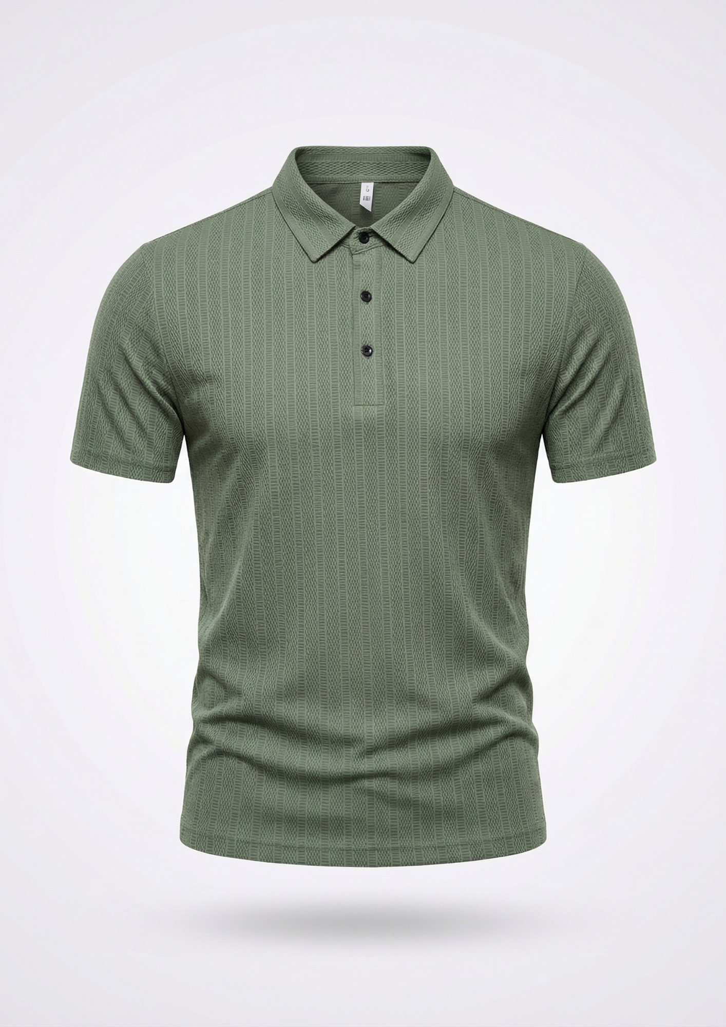 Emerald Drift Meshline Polo T-Shirt