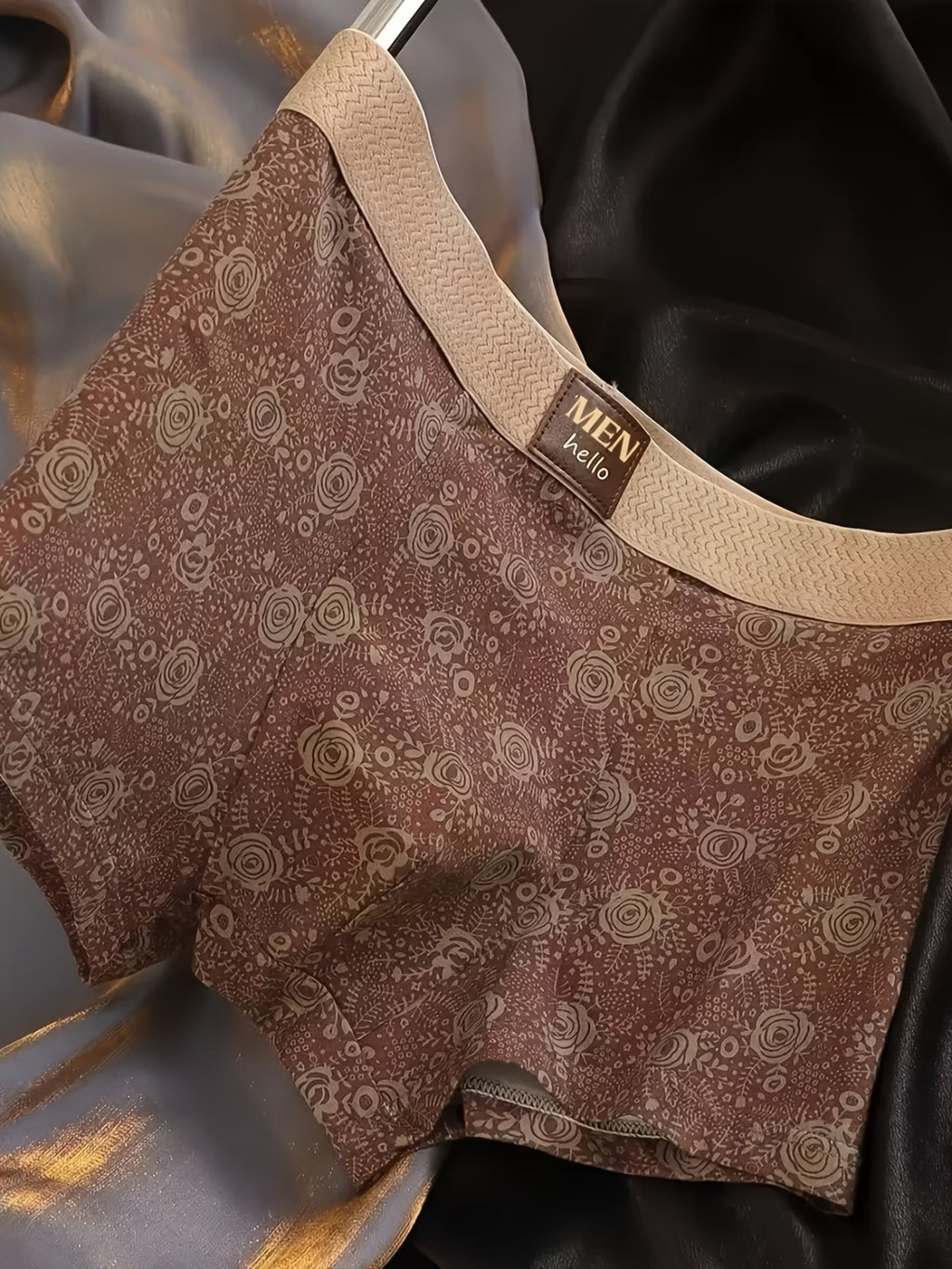 Men's Floral Print Boxer Briefs