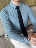 Men's Premium Pleated Texture Full Sleeve Shirt