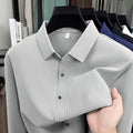 Men's Ribbed Texture Full Sleeve Shirt