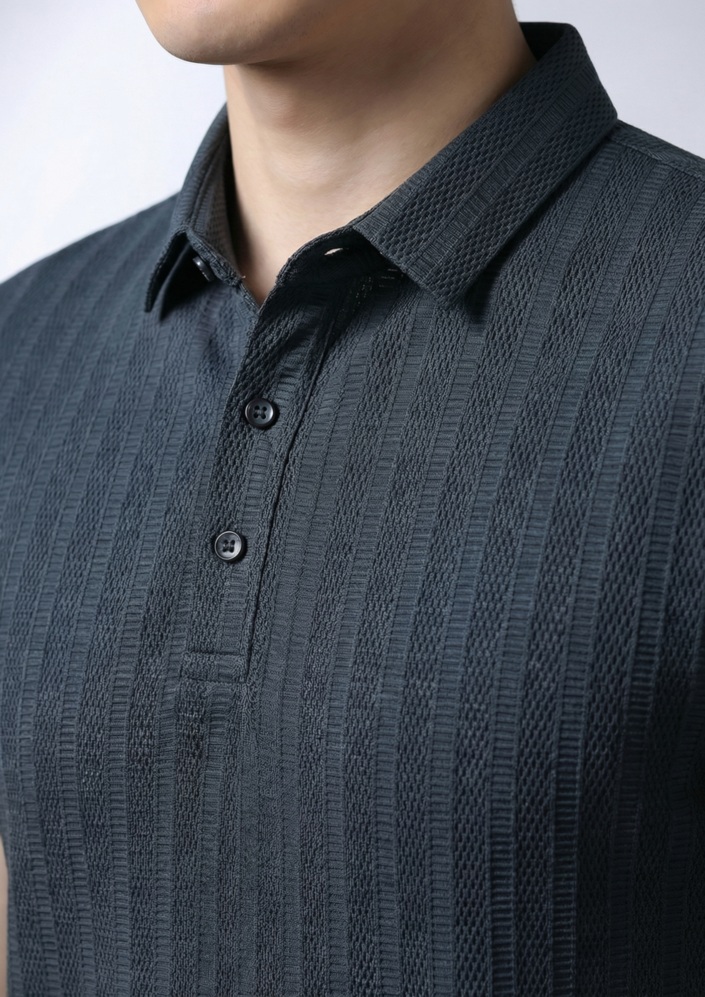 Emerald Drift Meshline Polo T-Shirt