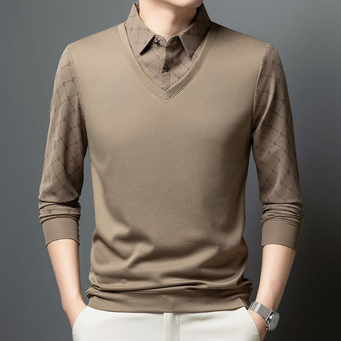 Imperial Elegance V-Neck Sweatshirt