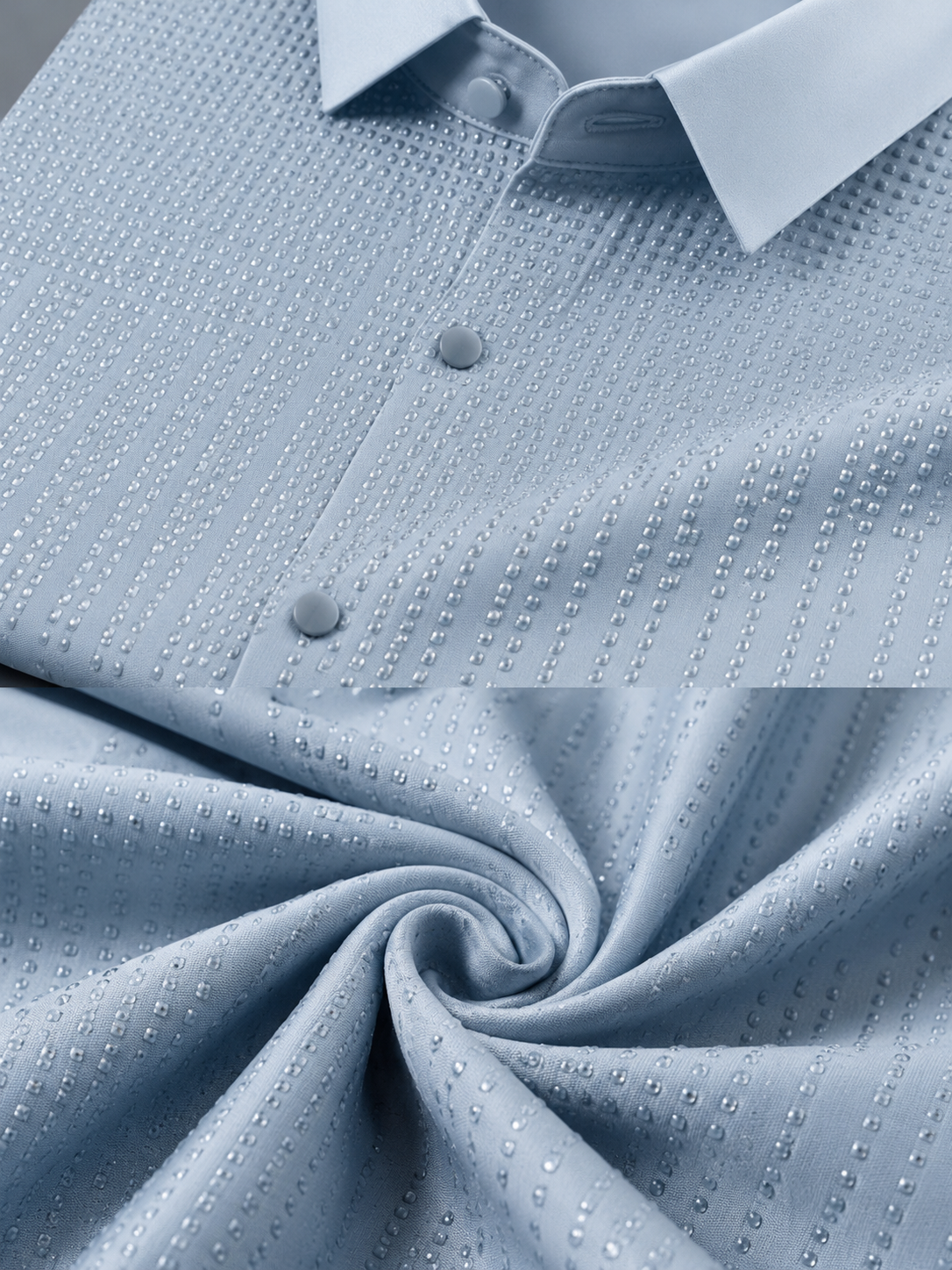 Tenaxtees Premium Stitchless Anti-Wrinkle Formal Shirt for Men