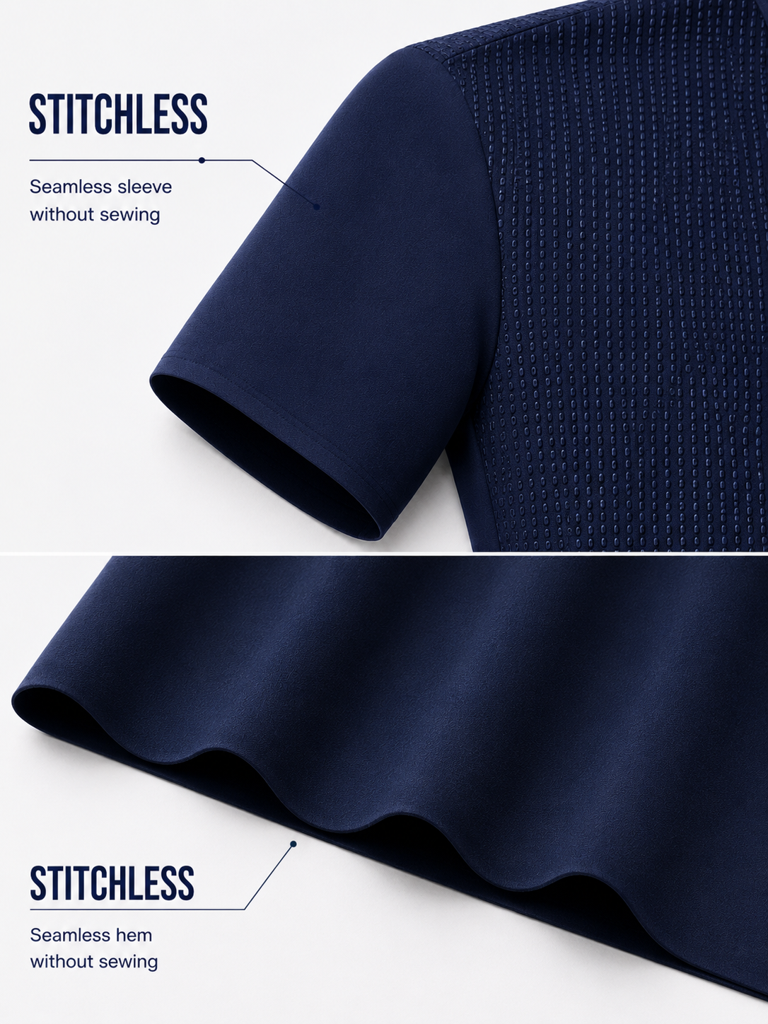 Tenaxtees Premium Stitchless Anti-Wrinkle Formal Shirt for Men
