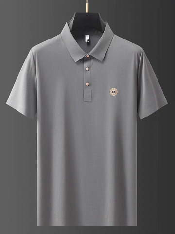 Majestic Flow Emblem Polo T-Shirt