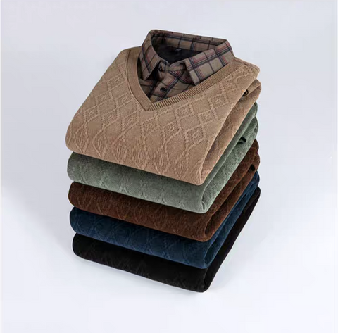 Vintage Lattice Knit Ensemble