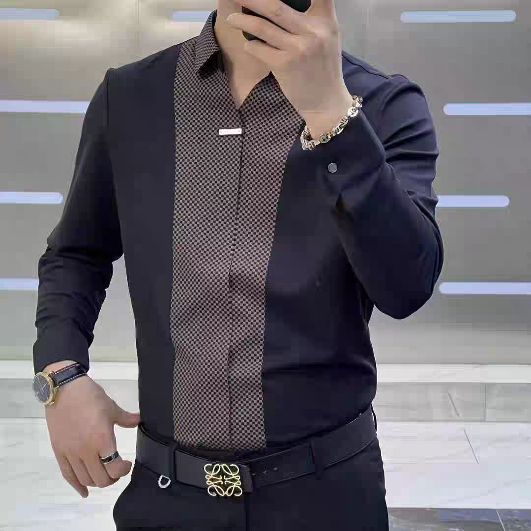 Nocturne Monarch Grid Shirt