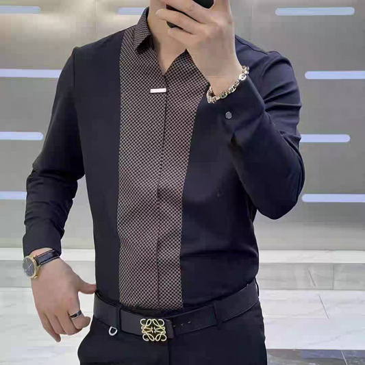 Nocturne Monarch Grid Shirt