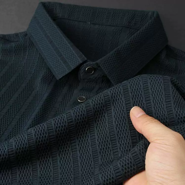 Emerald Drift Meshline Polo T-Shirt