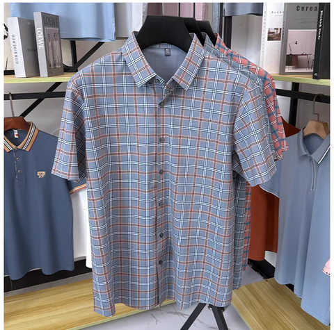 Gridline Luxe Stitchless Shirt