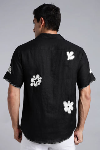 Eternal Flora Handwork Linen Shirt – 100% Pure Linen