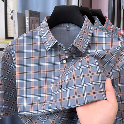 Gridline Luxe Stitchless Shirt