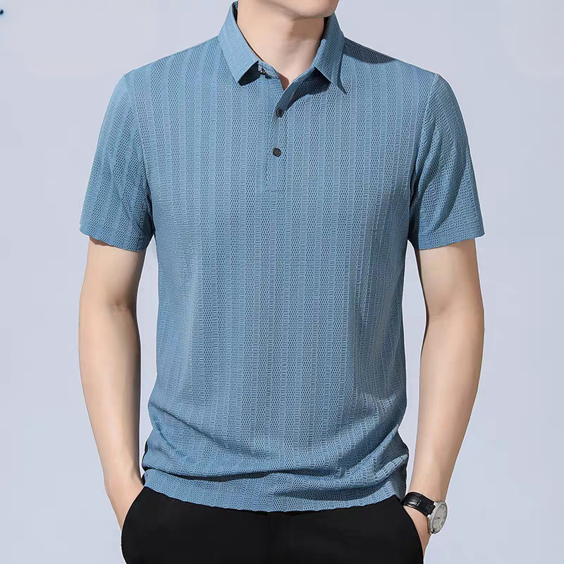 Emerald Drift Meshline Polo T-Shirt