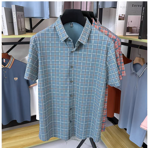 Gridline Luxe Stitchless Shirt