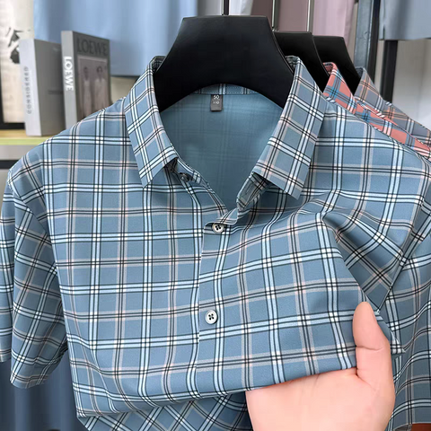 Gridline Luxe Stitchless Shirt