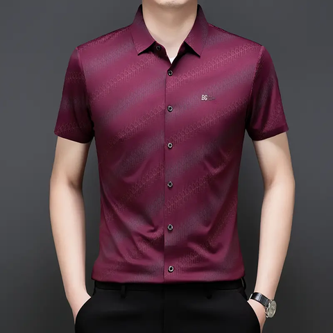 Meridian Luxe Patterned Shirt
