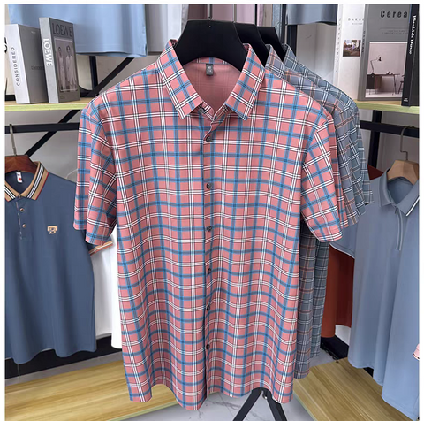 Gridline Luxe Stitchless Shirt