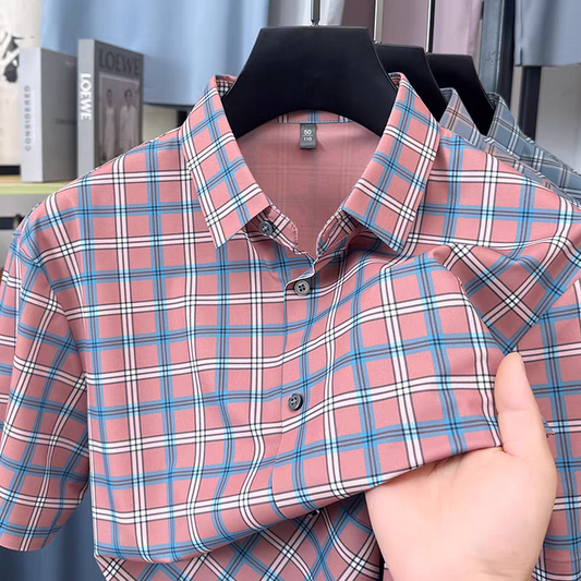 Gridline Luxe Stitchless Shirt