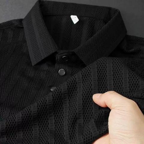 Emerald Drift Meshline Polo T-Shirt