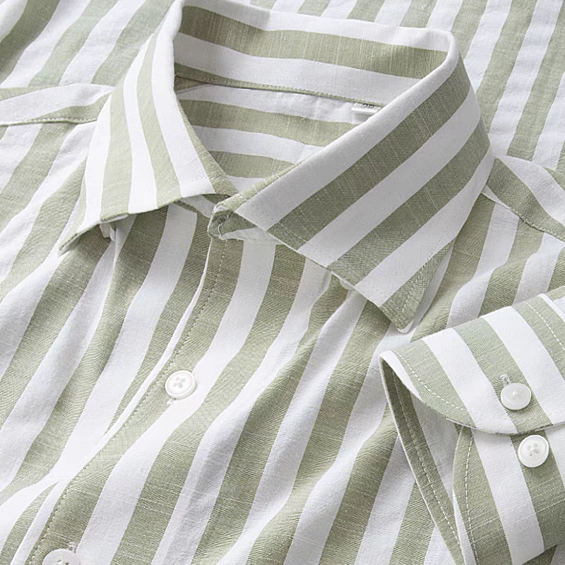 Monarch Stripe Linen Shirt
