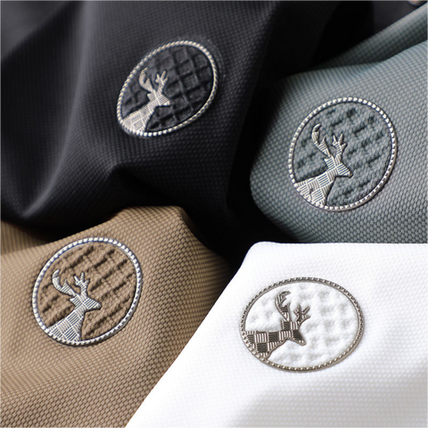 Precision Weave Stag Polo T-Shirts