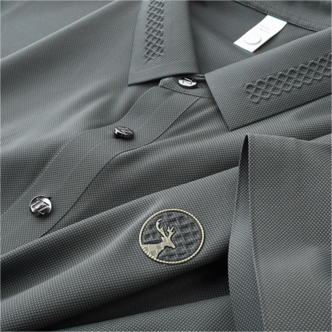 Precision Weave Stag Polo T-Shirts