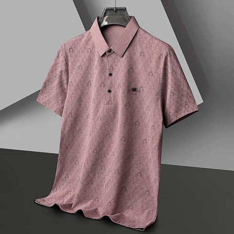 Men’s Teal Slim Fit Premium Textured Polo Collar T-Shirt