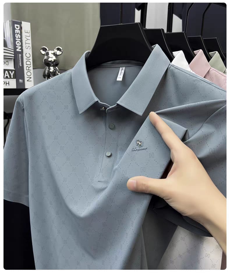 Apex Monogram Luxe Polo T-Shirt