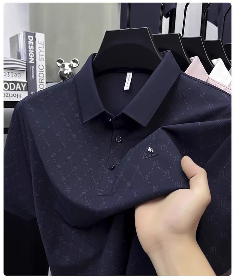 Apex Monogram Luxe Polo T-Shirt
