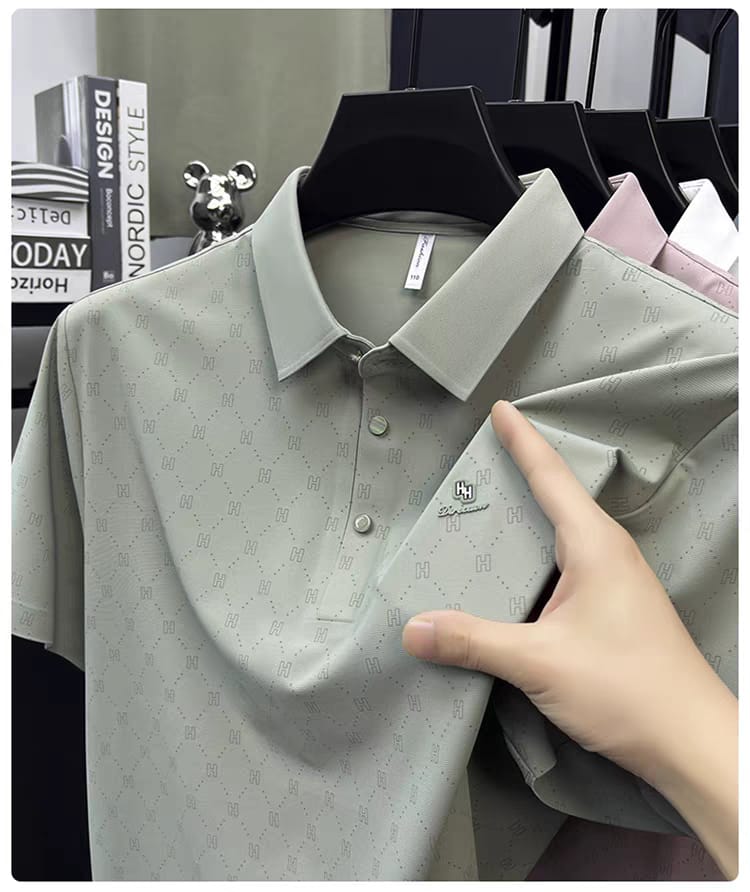Apex Monogram Luxe Polo T-Shirt