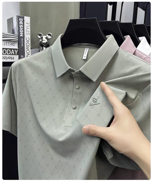 Apex Monogram Luxe Polo T-Shirt