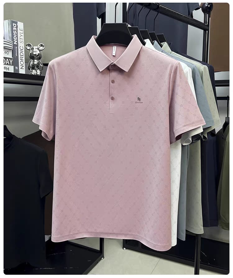 Apex Monogram Luxe Polo T-Shirt