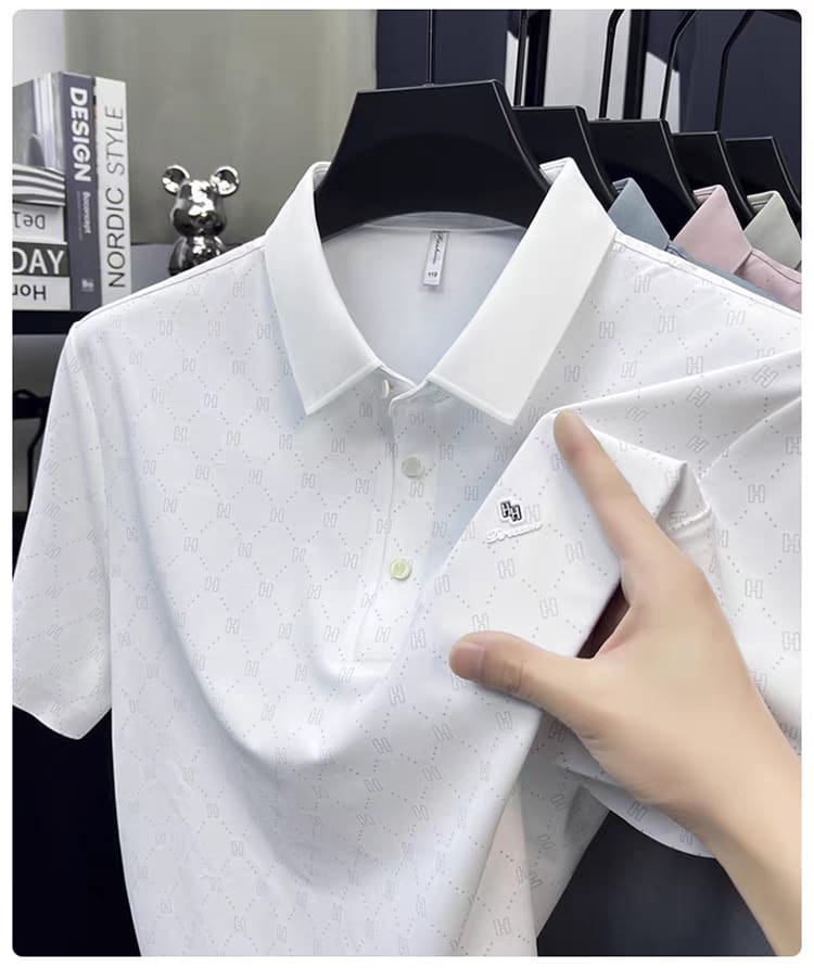 Apex Monogram Luxe Polo T-Shirt